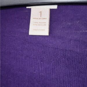 Chico's Purple Women's Sweater Cardigan